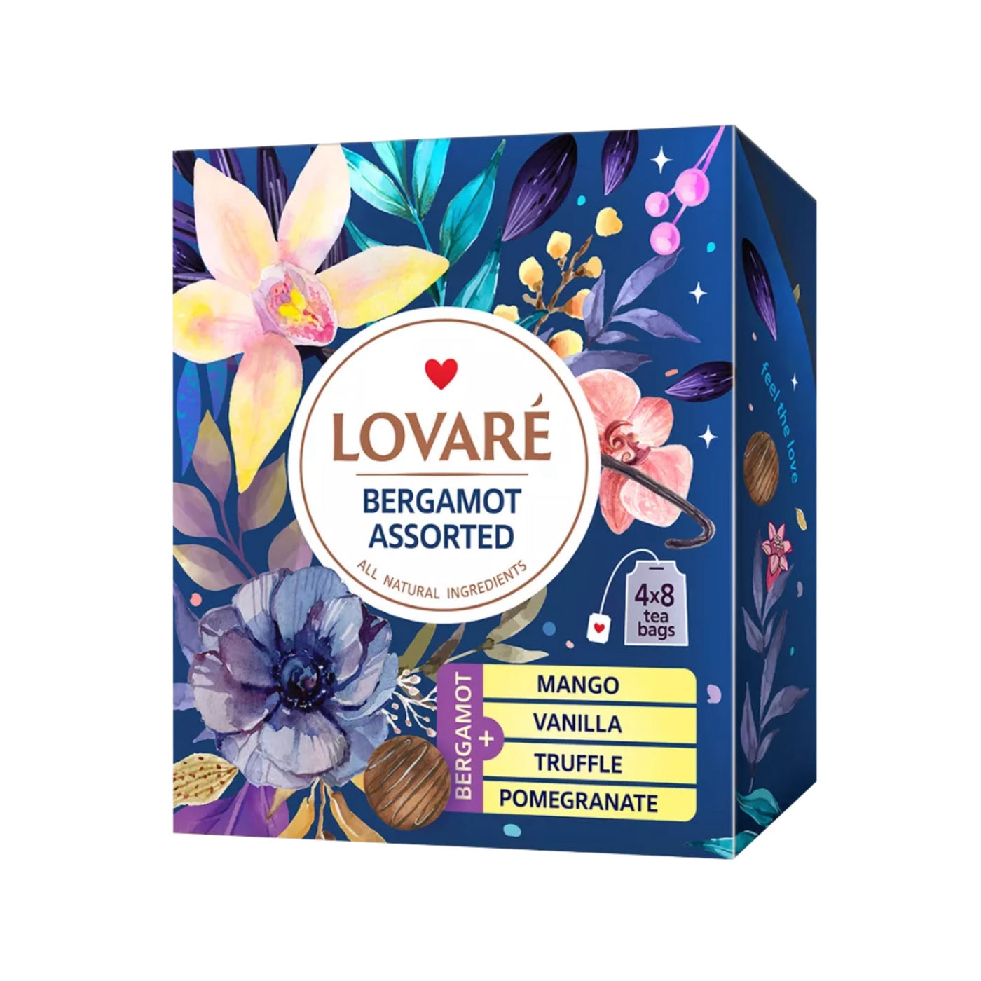 Lovare Tee-Set "Sortiment mit Bergamot", Schwarztee
