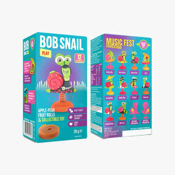 Bob Snail Apfel-Birne Fruchtröllchen +Spielzeug