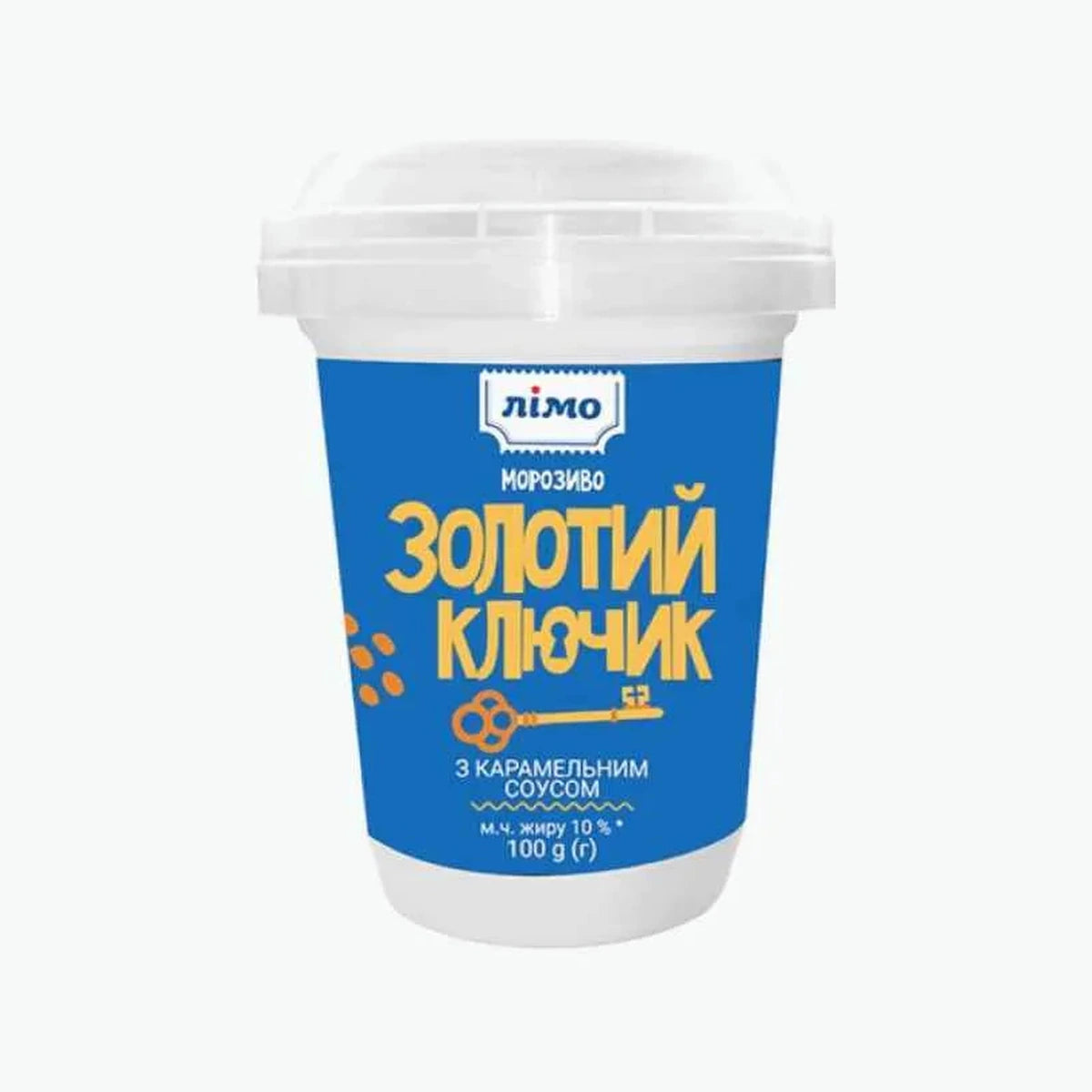 Limo-Eis „Zolotyj klyuchyk“ mit Karamellsoße