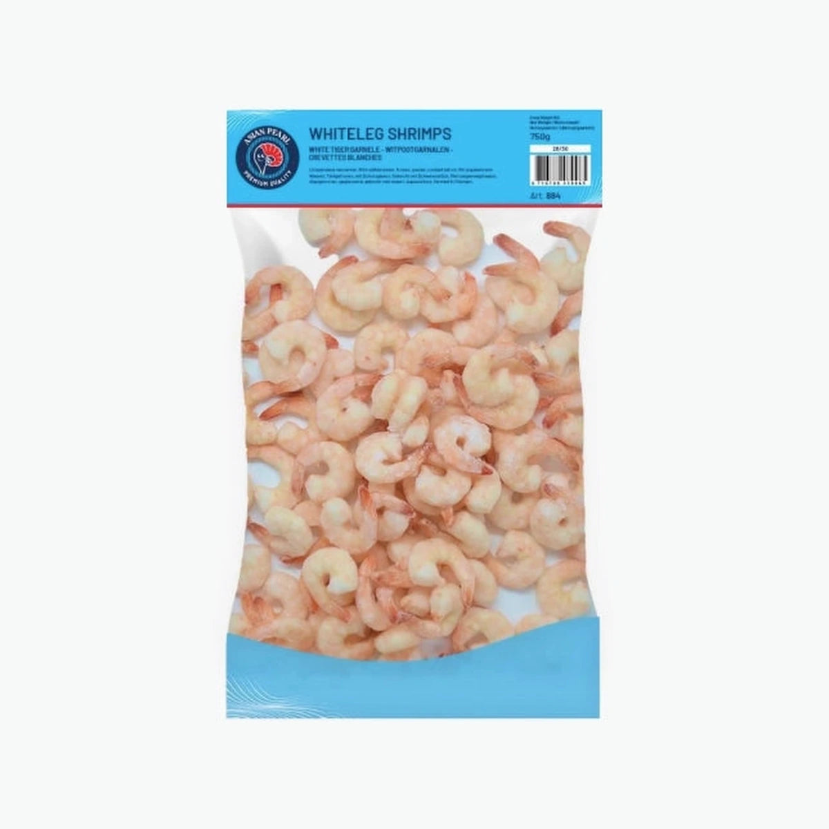 White Tiger Garnele, gekocht, mit Schwanzstück, 26/30