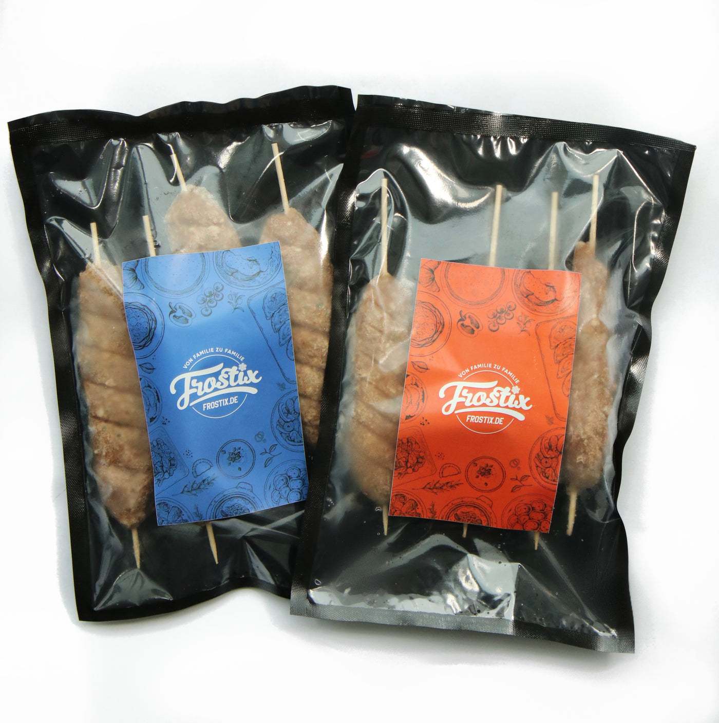 Lula Kebab nach Kaukasischer Art, aus Schwein- und Rindfleisch handgemacht