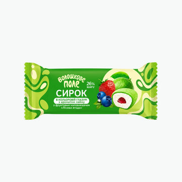 Voloshkove Pole Quarkriegel mit Limetten- und Waldbeergeschmack
