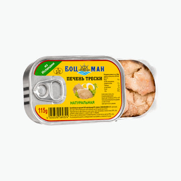 Dorschleber in eigenem Saft und Öl