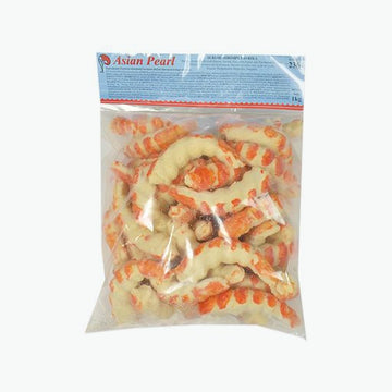 Surimi Pink Garnele , gekocht, tiefgefroren
