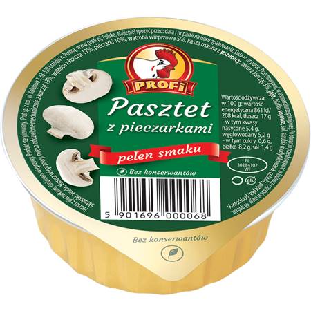 Geflügelpastete mit Champignon