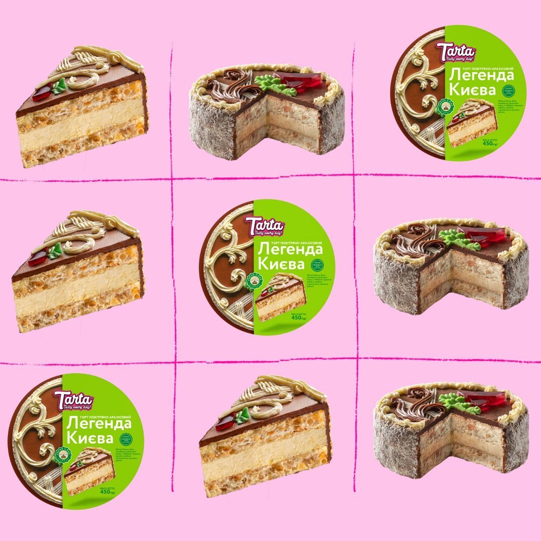 Tarta торт "Легенда Киева" с арахисом