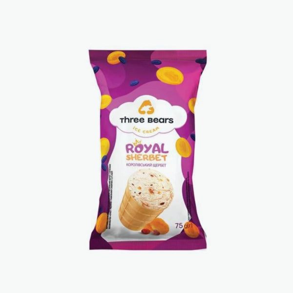 Royal Sorbet Eis im Waffelbecher