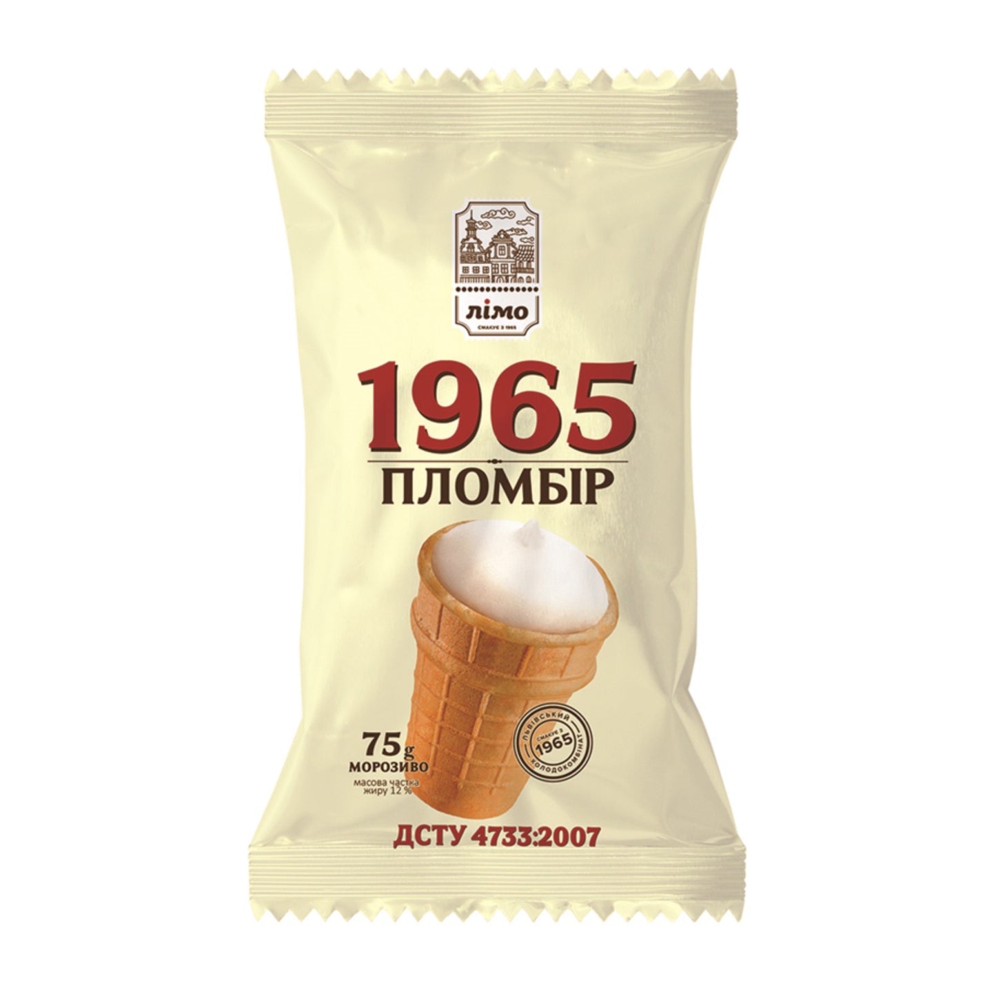 Limo Plombir-Eis im Waffelbecher