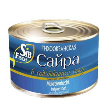 Saira (Makrelenhecht) im eigenen Saft