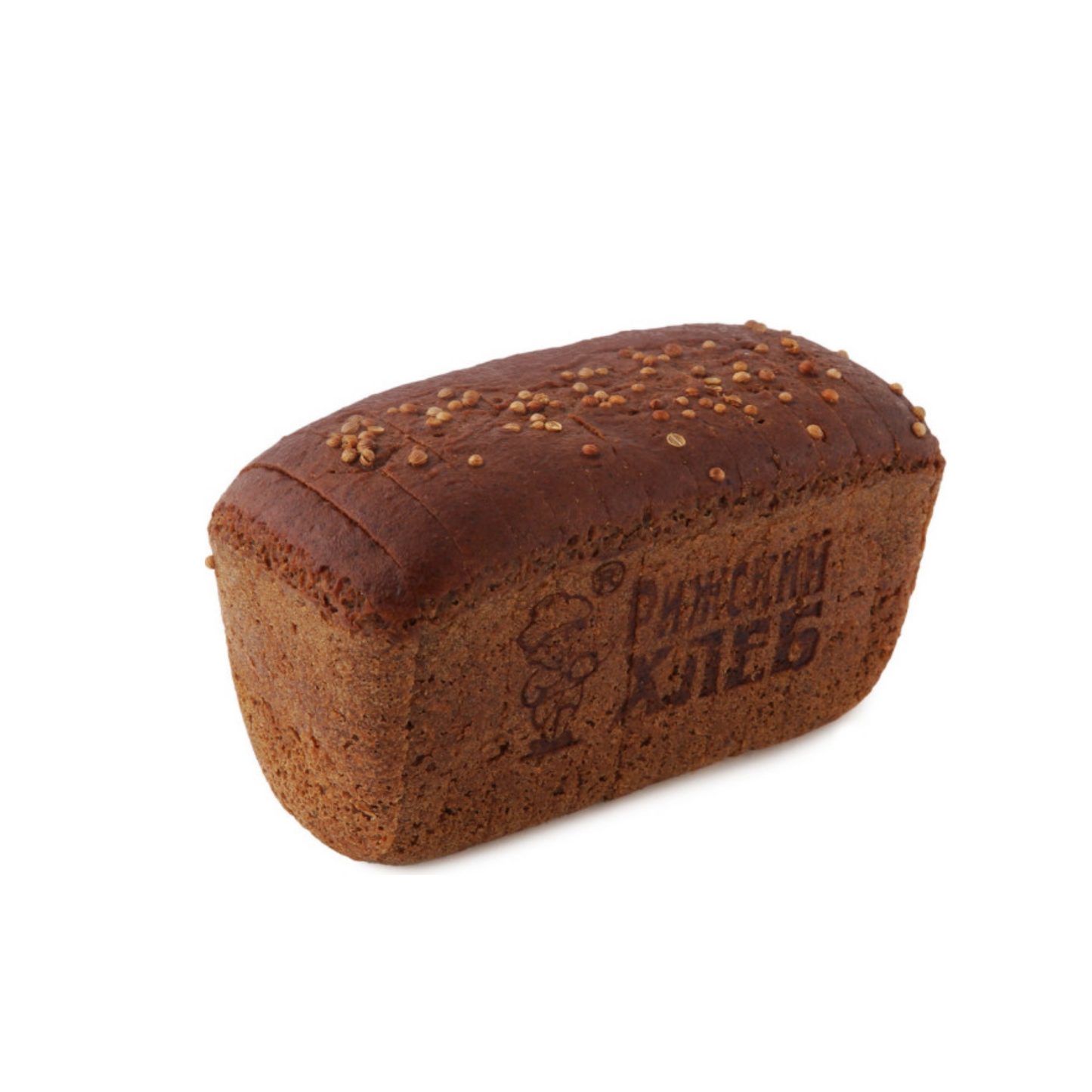 Schwarzbrot „Borodinskij“, gebacken, ohne Hefe