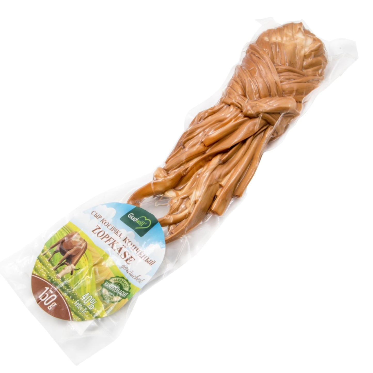 Natur Zopfkäse, geräuchert