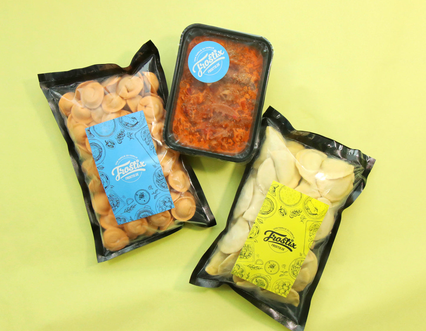 Wareniki mit Kartoffeln und Pilzen, handgemacht