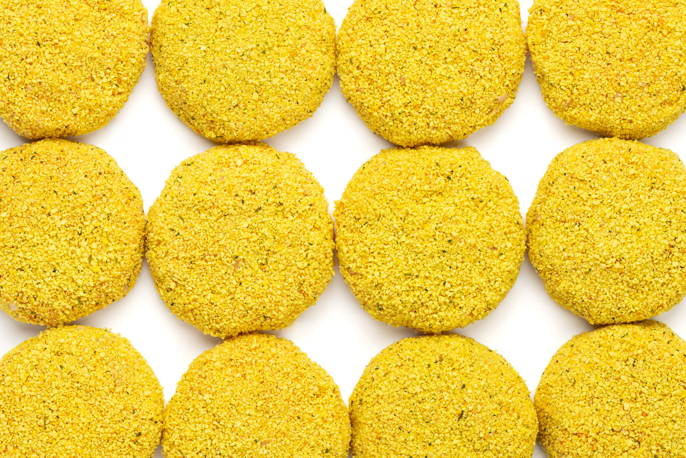 Fish patties made from real salmon fillet, for frying