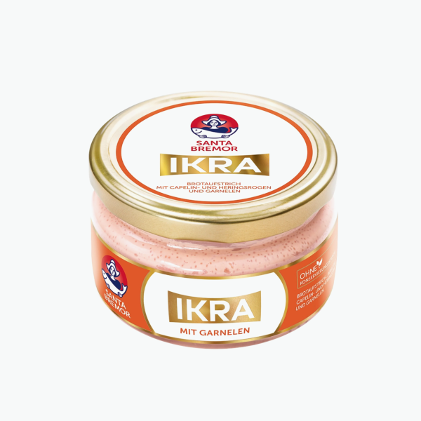 Capelin Kaviar Creme mit Garnelen