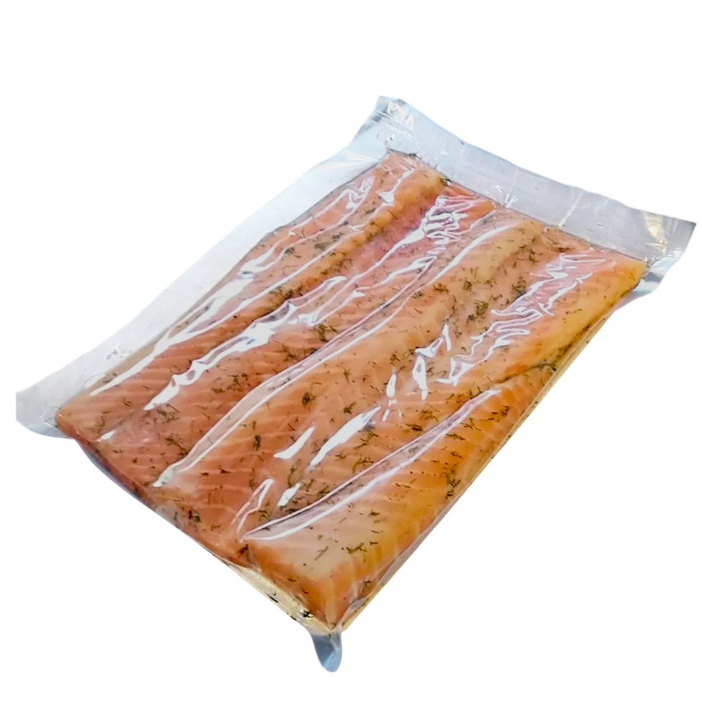 Lachsbäuche, mariniert, tiefgefroren