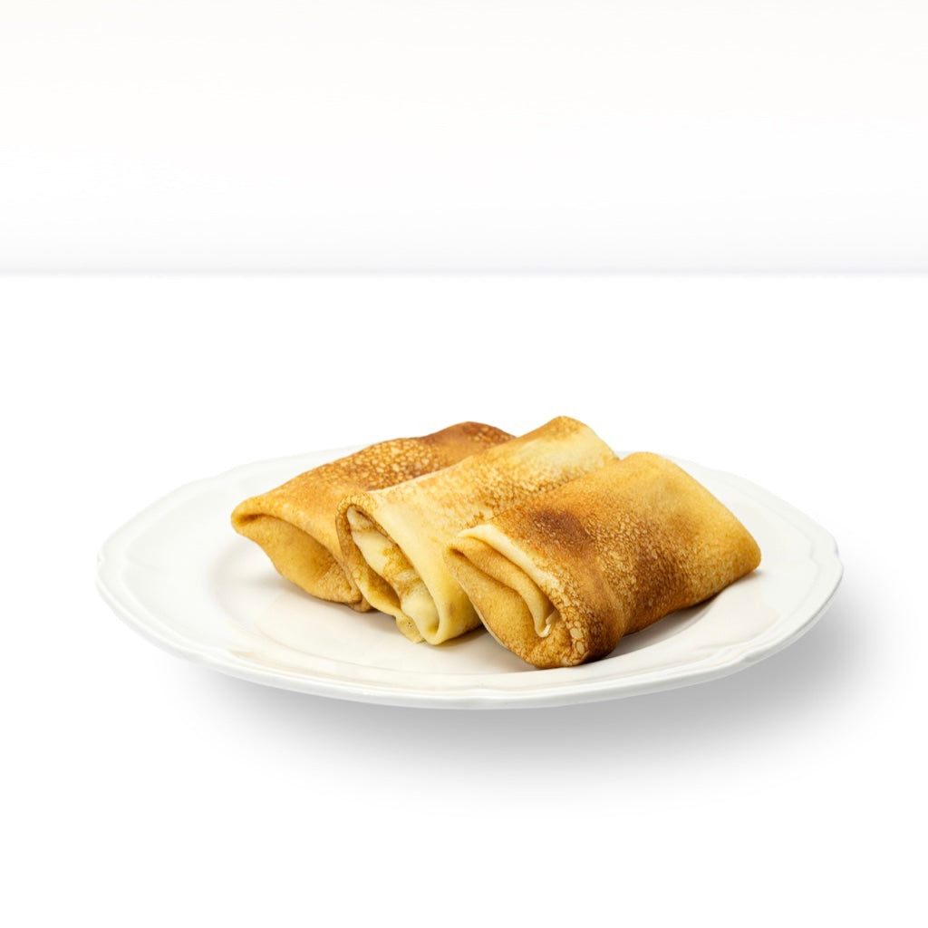 Blinis mit Apfel-Zimt Füllung, handgemacht