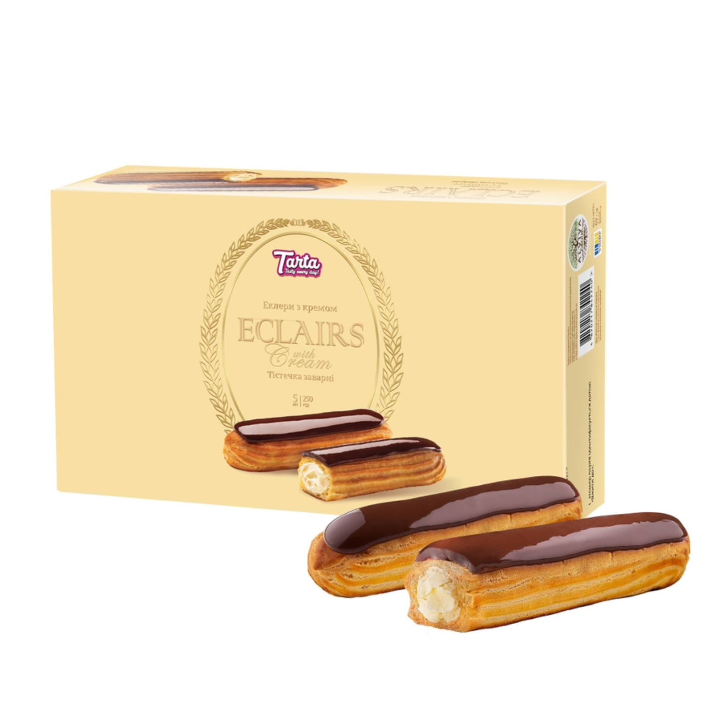 Tarta Eclair mit Sahne