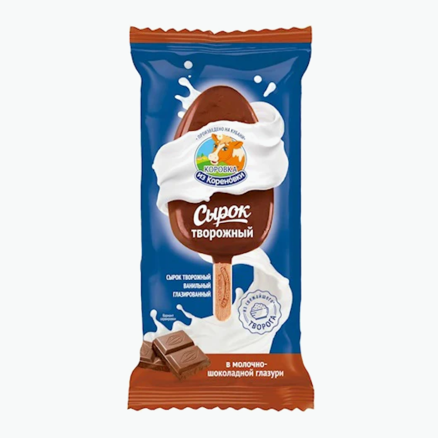 Vanille-Quarkriegel in Milchschokolade
