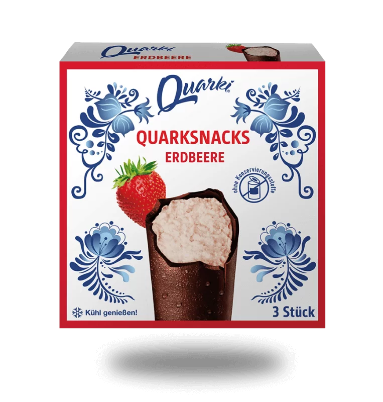 Quarkriegel Erdbeere