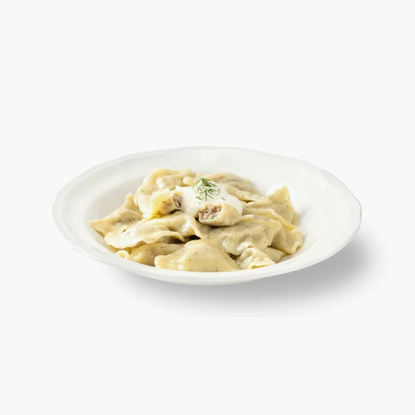 Pelmeni "Uralskije" with garlic, handmade