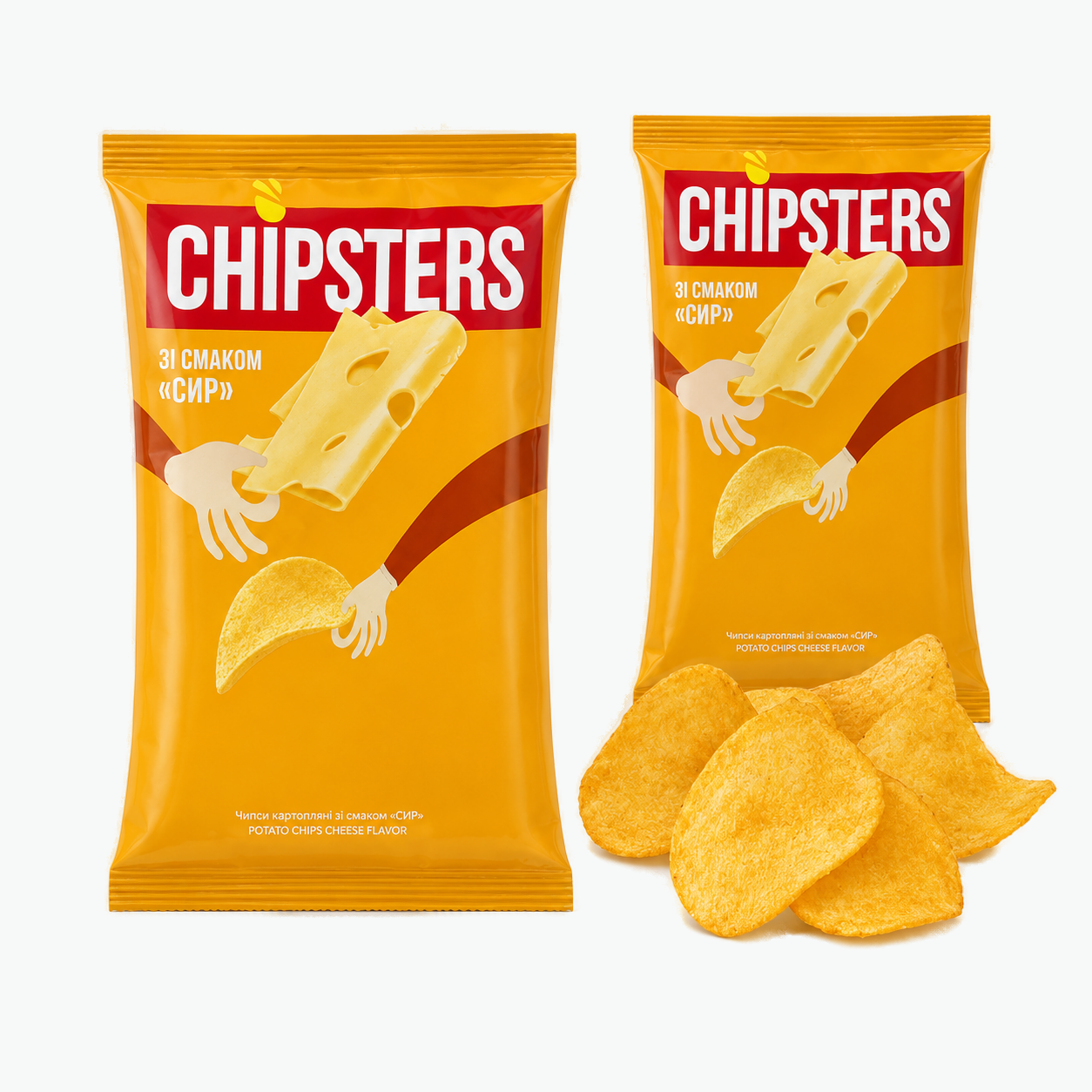 CHIPSTERS Kartoffelchips mit Käsegeschmack