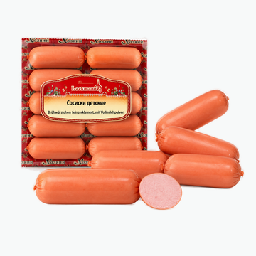 Fleischwürstchen "Sosiski Detskije"