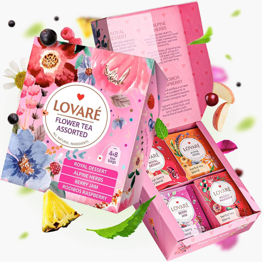 Lovare Tee-Set "Sortiment Blumentee"