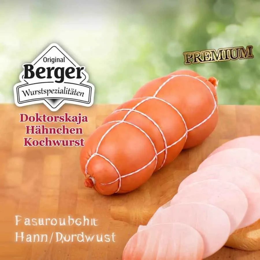 Gekochte Hähnchenwurst „Doktorskaja“
