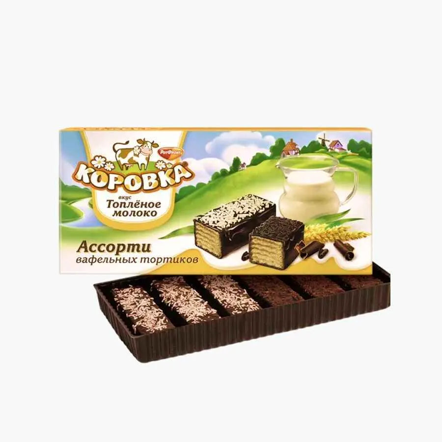 Waffeltorte "Korowka" mit Milchgeschmack