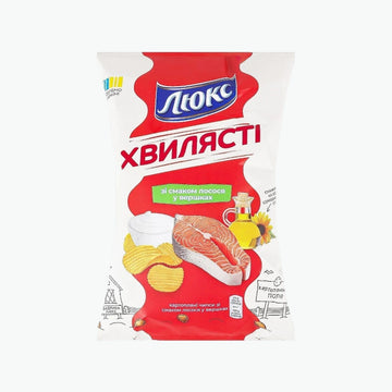 Lux Chips mit Lachsgeschmack in Sahnesauce