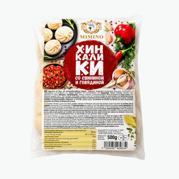 Mimino Chinkali mit Rind- und Schweinefleisch