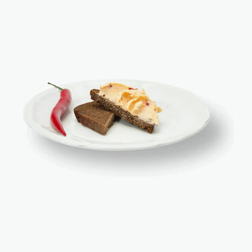 Speckaufstrich mit Chili und Knoblauch, handgemacht