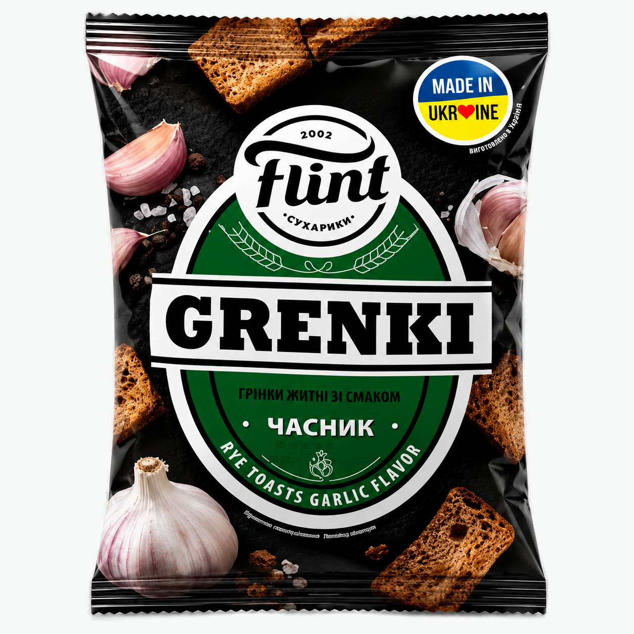 Flint Roggenmischbrotsnack mit Knoblauchgeschmack