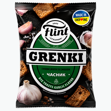Flint Roggenmischbrotsnack mit Knoblauchgeschmack