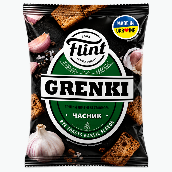 Flint Roggenmischbrotsnack mit Knoblauchgeschmack