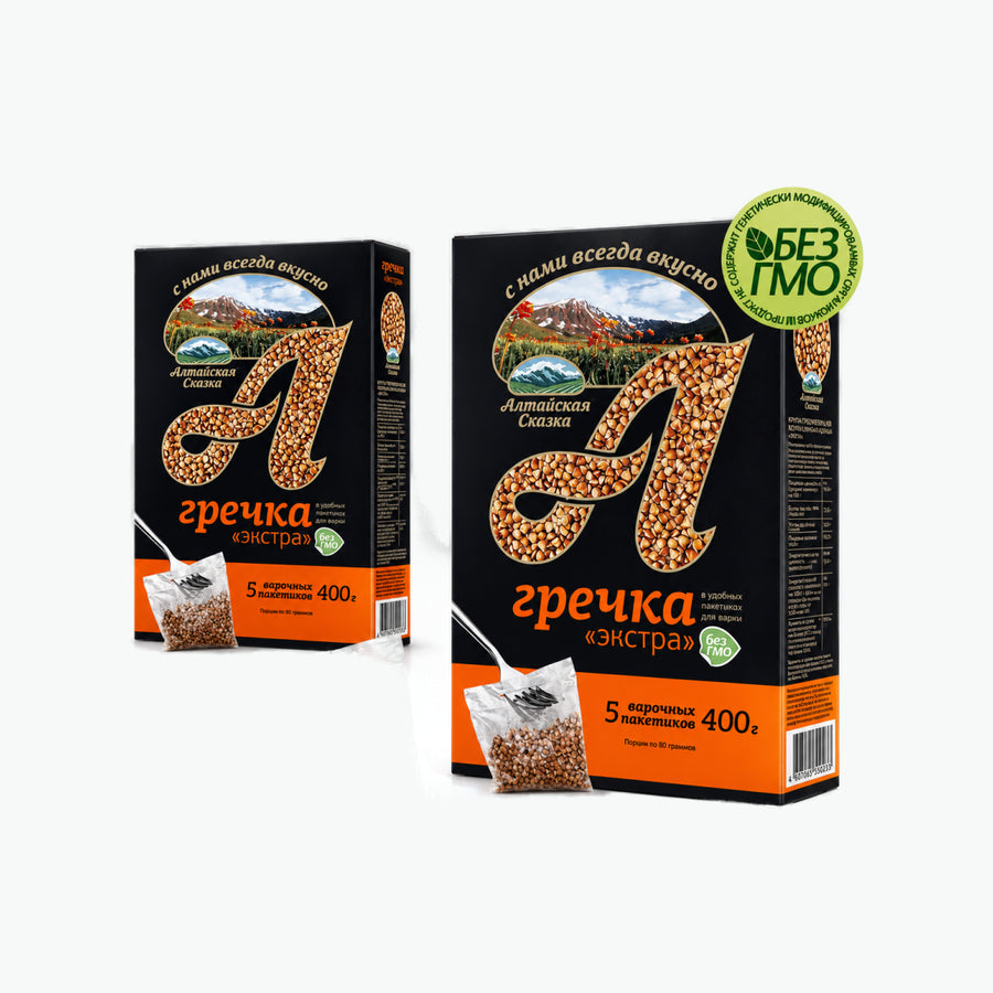 Buchweizen in Kochbeuteln Altajskaja Skazka 400 g
