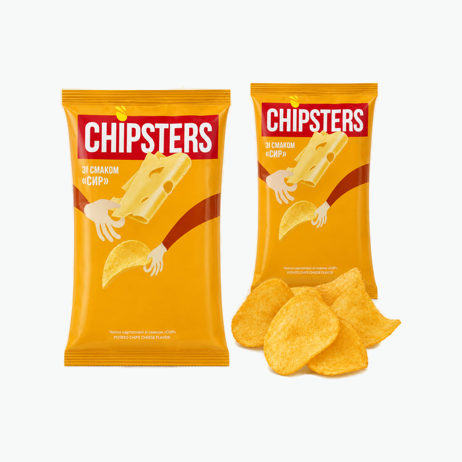 CHIPSTERS Kartoffelchips  mit Käsegeschmack