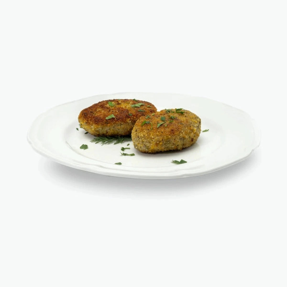 Frikadellen aus Putenfleisch in Parmesan-panade