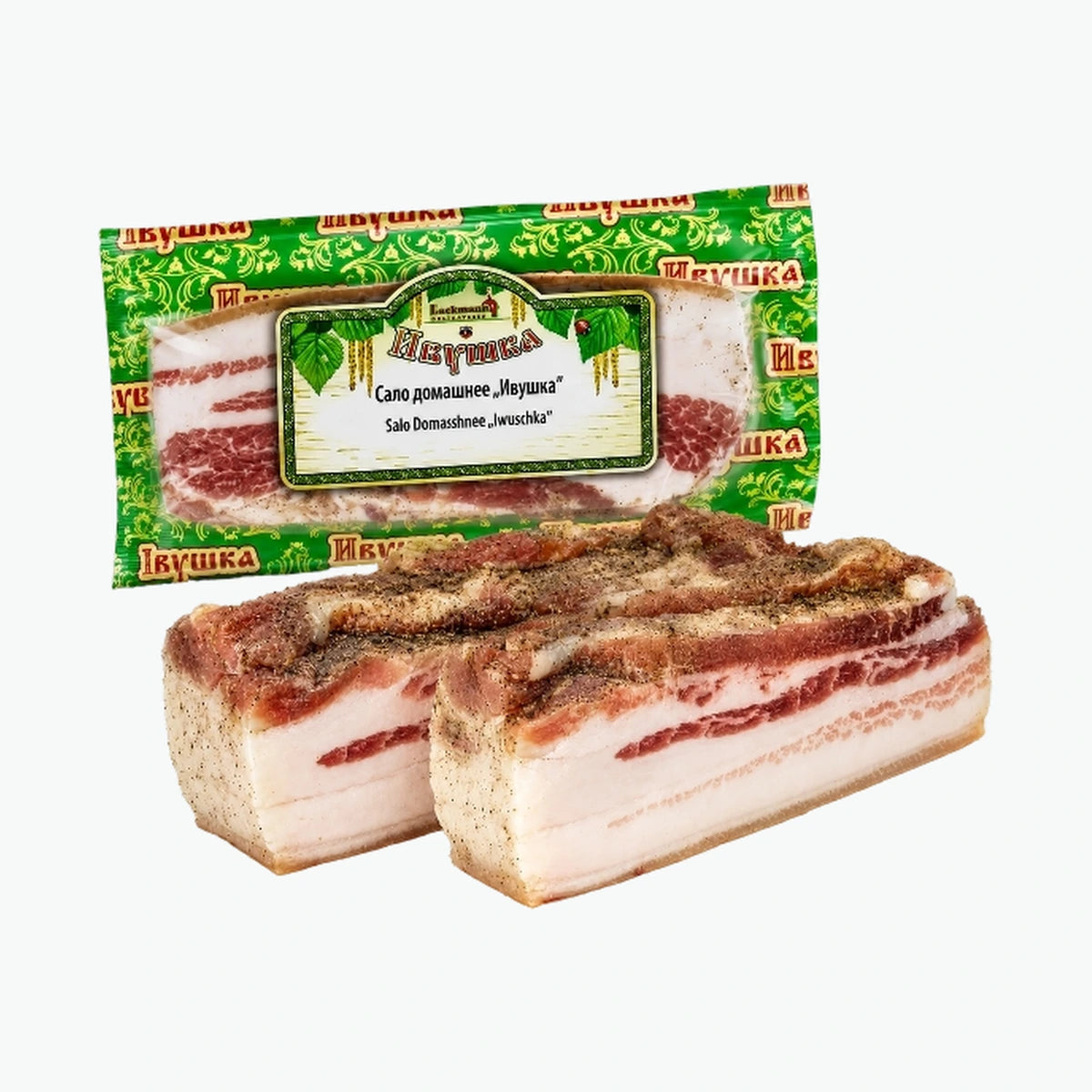 Schweinebauchspeck „Salo Domaschnee Iwushka“
