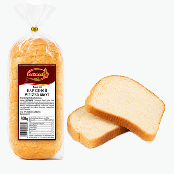 Weizenbrot geschnitten