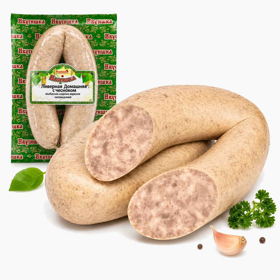 Leberwurst Hausmacher Art mit Knoblauch