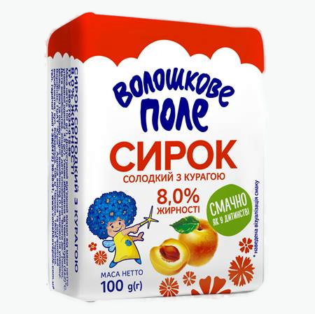 Voloshkove Pole Quarkmasse mit getrocknete Aprikosen