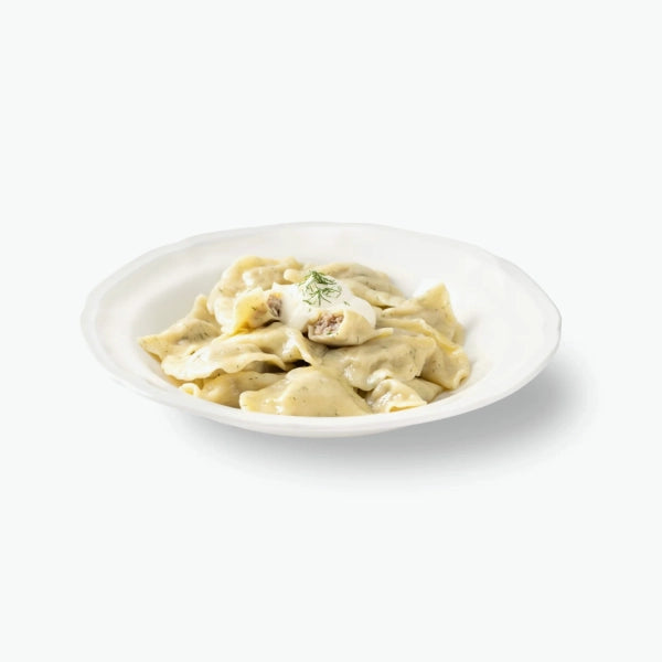 Pelmeni mit Kalbfleisch