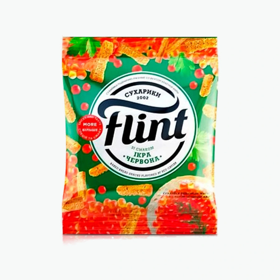 Flint Brotsnack mit Kaviargeschmack