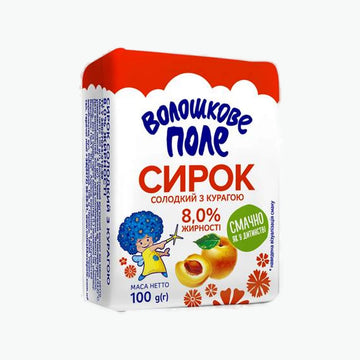 Voloshkove Pole Quarkmasse mit getrocknete Aprikosen