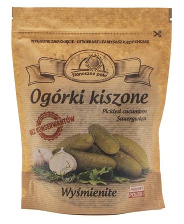 Fassgurken in Tüte