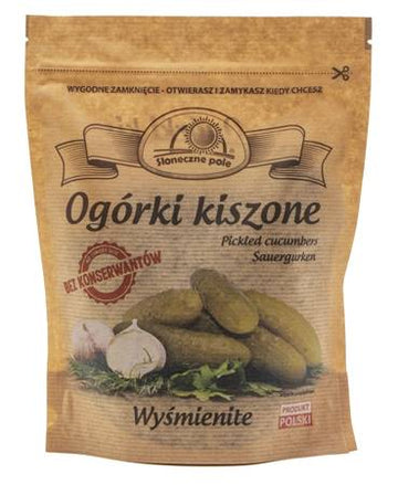Fassgurken in Tüte
