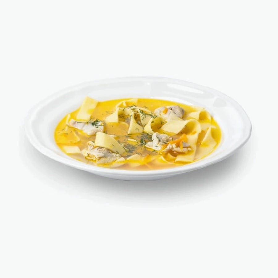 Hausgemachte Hühnersuppe mit Bandnudeln 500 ml