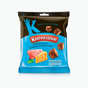 Brotcroutons „Kirieschki“ mit Schinken-Käse-Geschmack