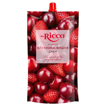 Mr.Ricco Brotaufstrich aus Erdbeeren  und Kirschen